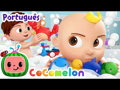 Banho com o Senhor Caranguejo! | CoComelon Brasil | Músicas Infantis em Português