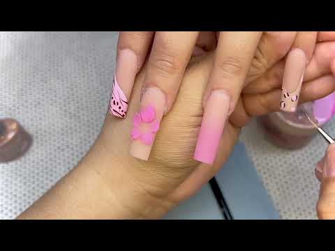 Uñas acrilicas / proceso/ nail done/ nailvlog/ luliznails