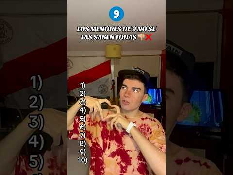 Los menores de 9 no se las saben todas @nachorodriguezzz #youtubeshorts #shorts #canciones