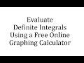 Definite Integrals and Graphing