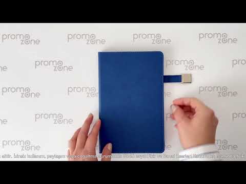 13 x 21 cm Termo Deri Kapaklı Manyetik Kilitli Defter 224 Sayfa 80 gr Ivory Krem Çizgili Kenar Boyalı Promozone