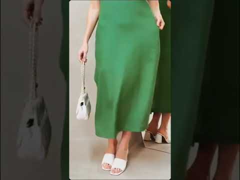 Vestido Midi Em Linho Verde Delamo