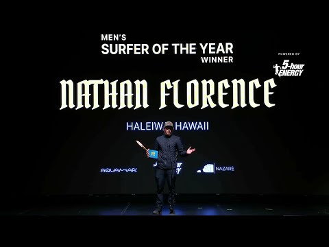 Nathan Florence win Surfer of the Year (2024) @bigwavechallenge @NathanFlorence