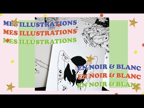 Tutoriel Mes Illustrations En Noir Et Blanc Papier