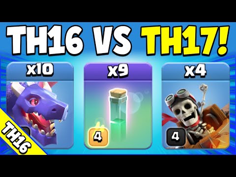 Best TH16 vs TH17 Attack Strategy AFTER June Update! Best TH16 Attack Strategy (Clash of Clans)