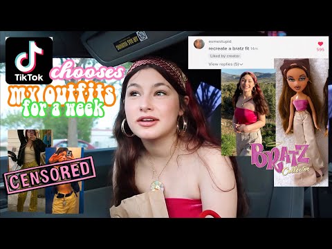 TIK TOK FYP CHOOSES MY FITS FOR A WEEK