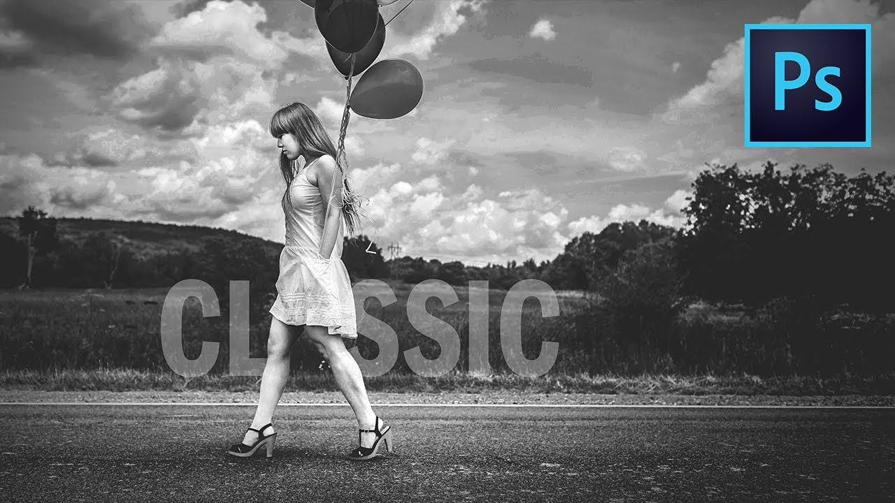 The Classic Black & White Formula Simplified Photoshop Tutorial