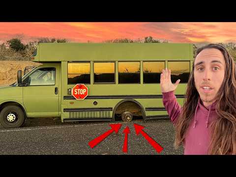 My Wheels Fell Off While Driving My Converted Bus in Mexico