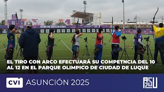 El tiro con arco efectuará su competencia del 10 al 12 en el Parque Olímpico de Ciudad Luque