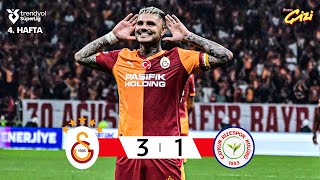 Ülker Çizi | Galatasaray (3-1) Çaykur Rizespor | 4. Hafta Maç ÖZETİ | Trendyol Süper Lig - 2025/26