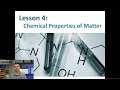 Chemical and Physical Properties of Matter