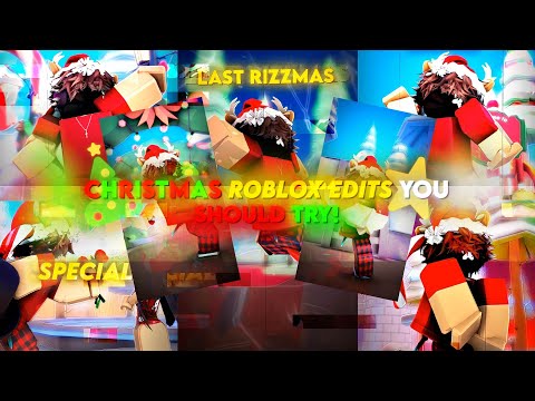 Christmas Roblox edits you SHOULD try! ☃️