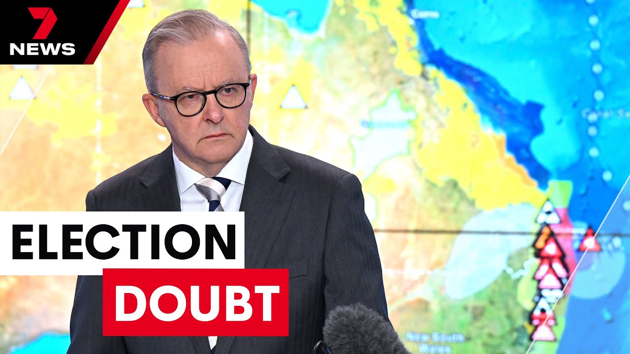 Election uncertainty grows as cyclone Alfred takes Albanese’s focus | 7NEWS