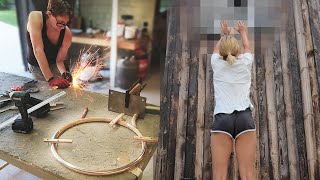 Man Turns Scrap Metal Into Amazing Backyard Improvement 🗣