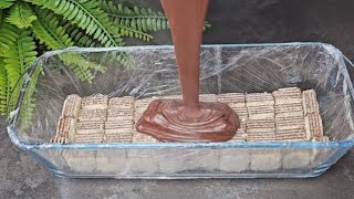 Dolce in 5 MINUTI! Rimarrai stupito! 😋super gustoso e scompare in un attimo!!