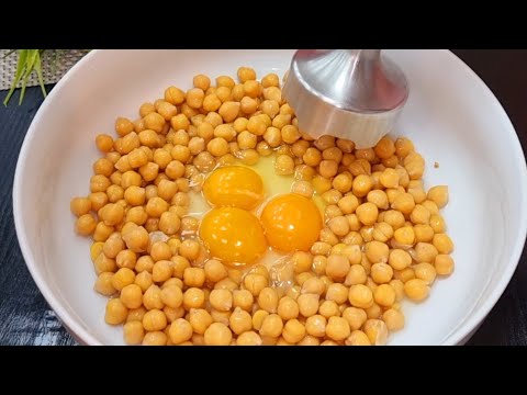 Beat the Chickpeas with an egg and you will be delighted from result❗Quick,tasty and cheap Breakfast