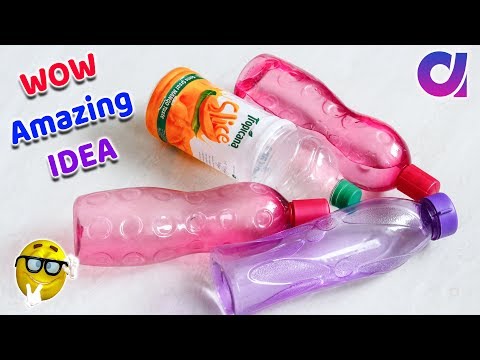 WOW !! Plastic bottle Wall Hanging | Handmade Craft | DIY Room Decor 2018 | Best out of Waste