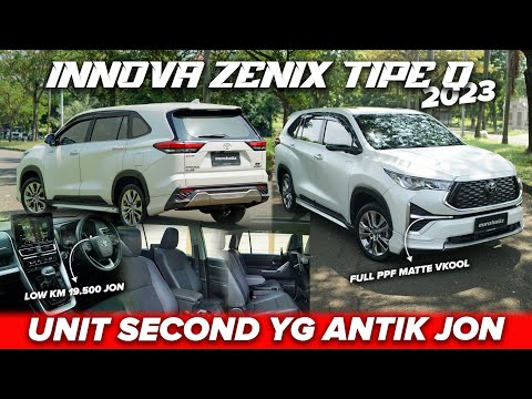INNOVA ZENIX Q 2023 BEKAS LOW KM ANTIK