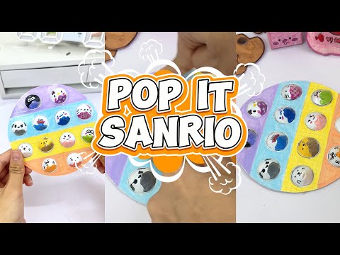 Hướng dẫn làm Pop It Sanrio #diy #sotayguden #craft #gudenstationery