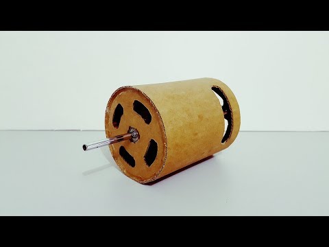 Motor Eléctrico de Cartón | Muy fácil de hacer