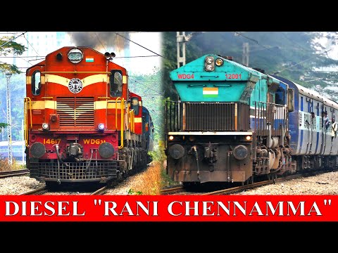 REMEMBERING the DIESEL RANI CHENNAMMA EXPRESS !! GLORIOUS DAYS of the PAST | Indian Railways