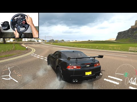 Forza Horizon 4 Chervolet Camaro Z28 | Steering Wheel + Paddle Shifter | Gameplay