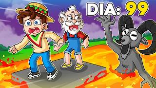 SOBREVIVIMOS 99 DIAS en el VOLCAN... 💀🦌🔥 SILVIOGAMER en 99 Noches en el Bosque