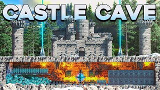 I Built the Biggest Castle Cave in ARK PvP...