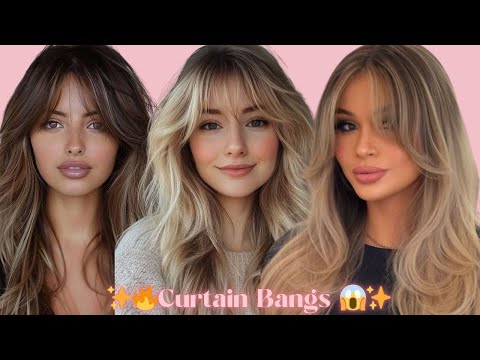 Curtain Bang Hairstyle Ideas You Need to See!