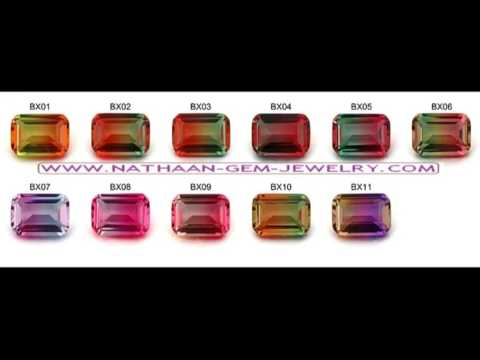 Natural Bi Color TOURMALINE Gemstones as well as in...