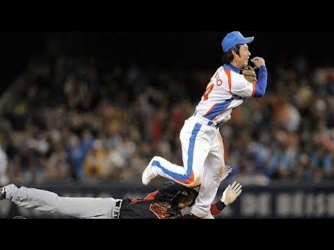 韓国野球　糞プレー集