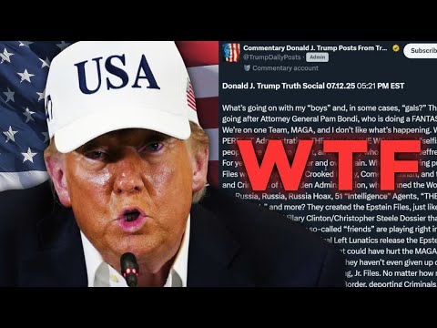Trump CRASHES OUT Over Epstein, Drops Insane Post