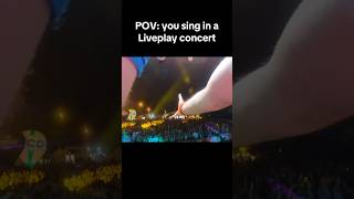 POV: you sing during a concert with Liveplay 🌈 #coldplay #concert #festival #liveplay #music