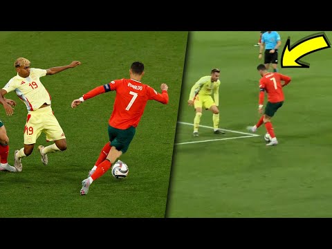 Cristiano Ronaldo vs Spain Goal & Crazy Skills - Portugal vs Spain Highlights Nations League 2025