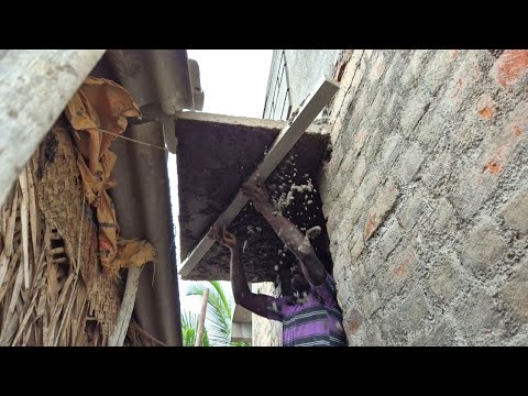 Loft Plastering Construction_Lintel Sunshade Bottom Ceiling Plastering with Cement|Speed Plastering