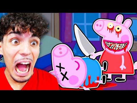 REAGISCO ALL'EPISODIO PIÙ SPAVENTOSO di PEPPA PIG di SEMPRE!!😱🐷 (Peppa Pig.EXE)