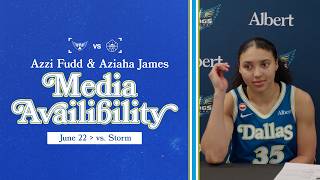 Azzi Fudd, Aziaha James | Media Availibility at Seattle Storm | 6.22. 26
