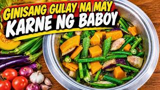 ANG PINAKAMABILIS LUTUIN NA ULAM SA TANGHALIAN | GINISANG GULAY NA MAY KARNE NG BABOY