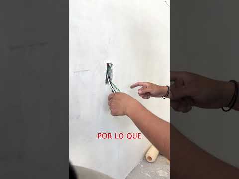 COMO INSTALAR UN TOMACORRIENTES  #electricista #diseñodeinteriores #electricidad #diy #diyproject