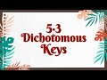Navigating Dichotomous Keys