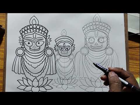 how to draw rath yatra,rath yatra drawing,jagannath drawing,lord jagannath drawing pencil sketch,