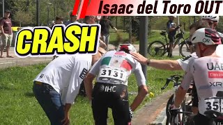 Isaac del Toro Falls Hard 😱 Taken to Hospital in 2026 Itzulia Basque Country 