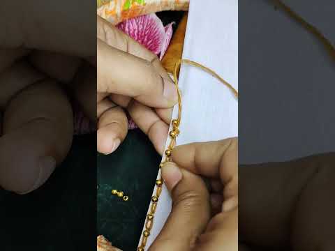 Easy borderline lece embroidery #viralvideo #viralshorts