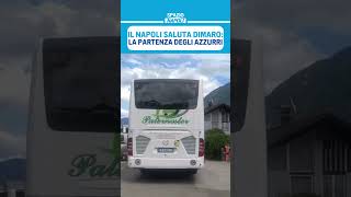 IL NAPOLI LASCIA DIMARO: guardate la partenza degli azzurri 💙 #shorts