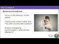Effective Feedback Techniques