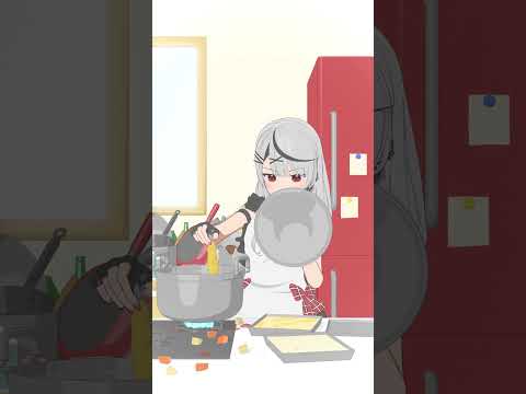 【Shorts】沙花叉クッキング【ホロライブ/沙花叉クロヱ】
