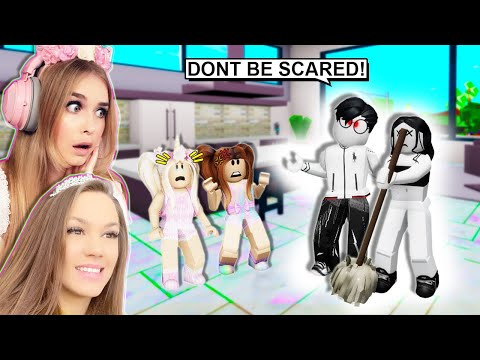 WE GOT ADOPTED BY GHOSTS in BROOKHAVEN with IAMSANNA (Roblox Roleplay)