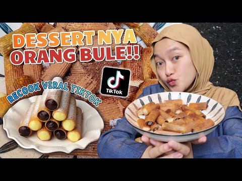 COBAIN RECOOK DESSERT VIRAL TIKTOK DARI PASTA MENTAH?! APA RASANYA??