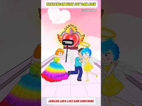 Tantangan alex dan joy #dubbing #lucu #short