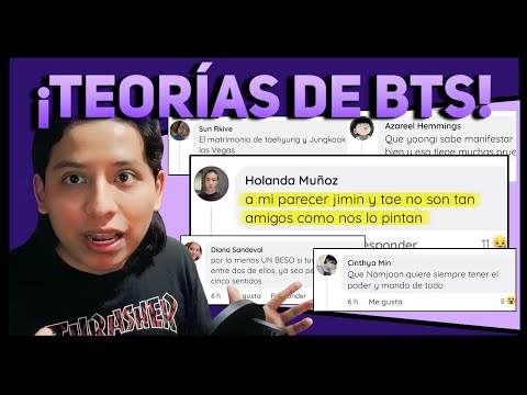 ¡Reaccionando a TEORIAS LOCAS sobre BTS! 😅💜 (Termina mal)